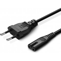 Netzkabel Eurostecker auf Kleingerätebuchse Strom Kabel Euro Netzkabel C7