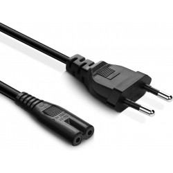 Netzkabel Eurostecker auf Kleingerätebuchse Strom Kabel Euro Netzkabel C7
