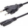 Netzkabel Eurostecker auf Kleingerätebuchse Strom Kabel Euro Netzkabel C7