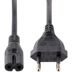 Netzkabel Eurostecker auf Kleingerätebuchse Strom Kabel Euro Netzkabel C7