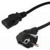 Stromkabel Kaltgerätestecker Monitor Drucker PC Netzkabel Samsung LG iMac TV 1,2