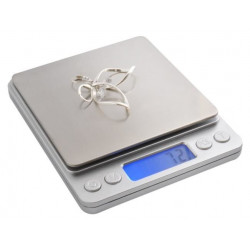 Präzise Küchen Schmuck Waage bis 2 kg für exakte Kochergebnisse mit Pfannen