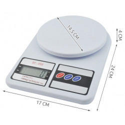 Moderne digitale Küchen Schmuck Waage für präzises Wiegen bis max. 10 KG