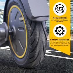 Tubeless Ventile 2-er Set für Ninebot Max G30, G2, F-Serie, Trittbrett, VMAX VX2