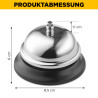 Rezeptions Glocke Tisch Klingel Service Glocke 85x60mm Hotelglocke Hotelklingel